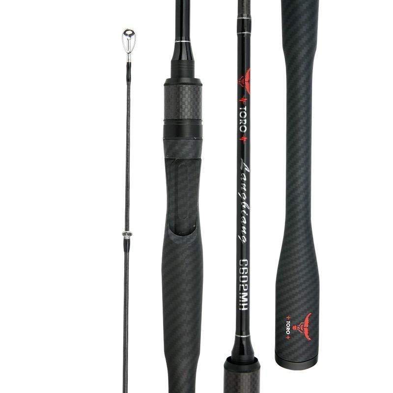 Cần Câu Cá Toro Langbiang carbon Đi Câu lure MH câu Bắt Cá cá to Fishing Câu Cá Nam