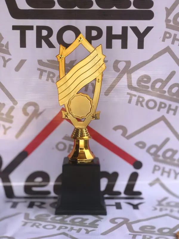 Piala Peringkat 1 (Tanpa Stiker) 34 cm / Piala Lomba / Pusat Piala / PIala Anak-anak / Piala Kenang-kenangan 3