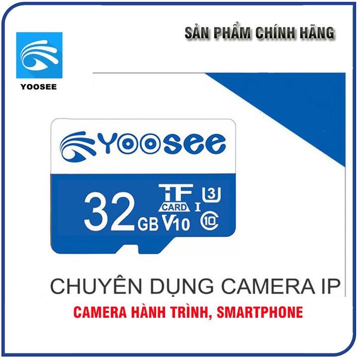Thẻ nhớ Micro SD Yoosee 32GB | 64GB | 128GB Cao cấp, Class 10 - u3,tốc độ cao, Chuyên dụng Camera, điện thoại, đài FM Phụ Kiện
