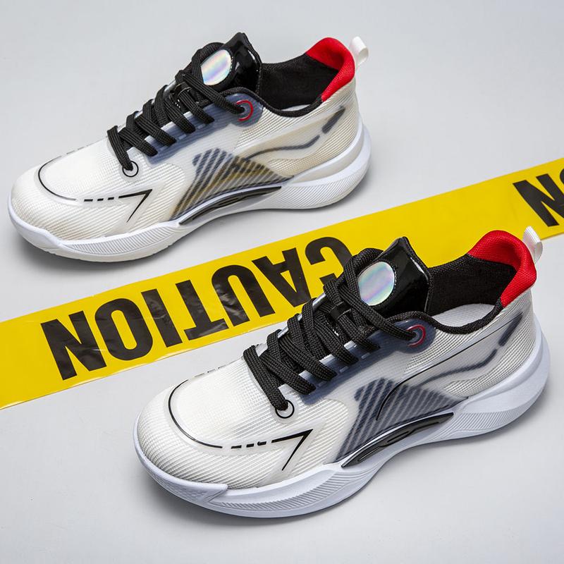 Product Introduction of [Store Hot Sale] 2025 New Shock Absorption Non-Slip Flyknit Men's Shoes Leisure Sports Soft Bottom Breathable Running Shoes High Elastic Wear-Resistant Race Shoes 22