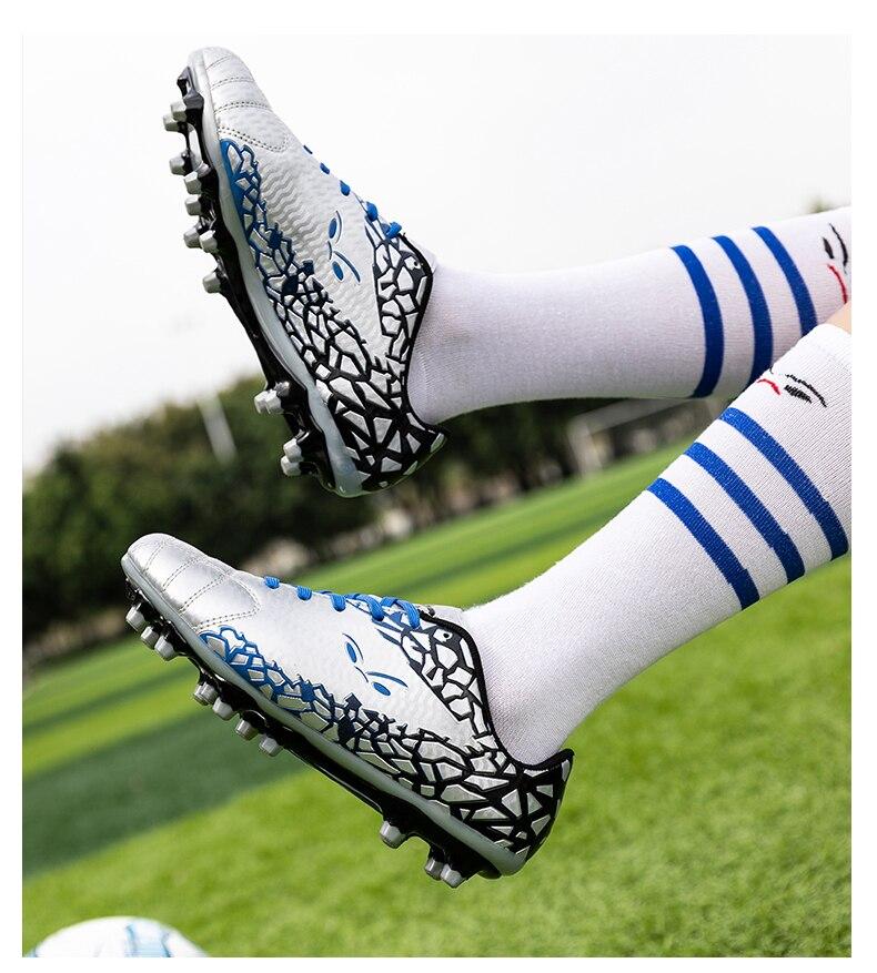Product Introduction of Professional soccer shoes kids football sneakers men women adult cleats grass training Sports futsal shoes 43