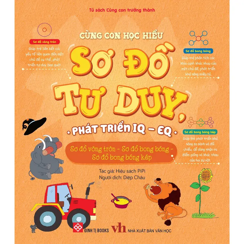 Sách - Cùng Con Học Hiểu Sơ Đồ Tư Duy, Phát Triển IQ-EQ 3