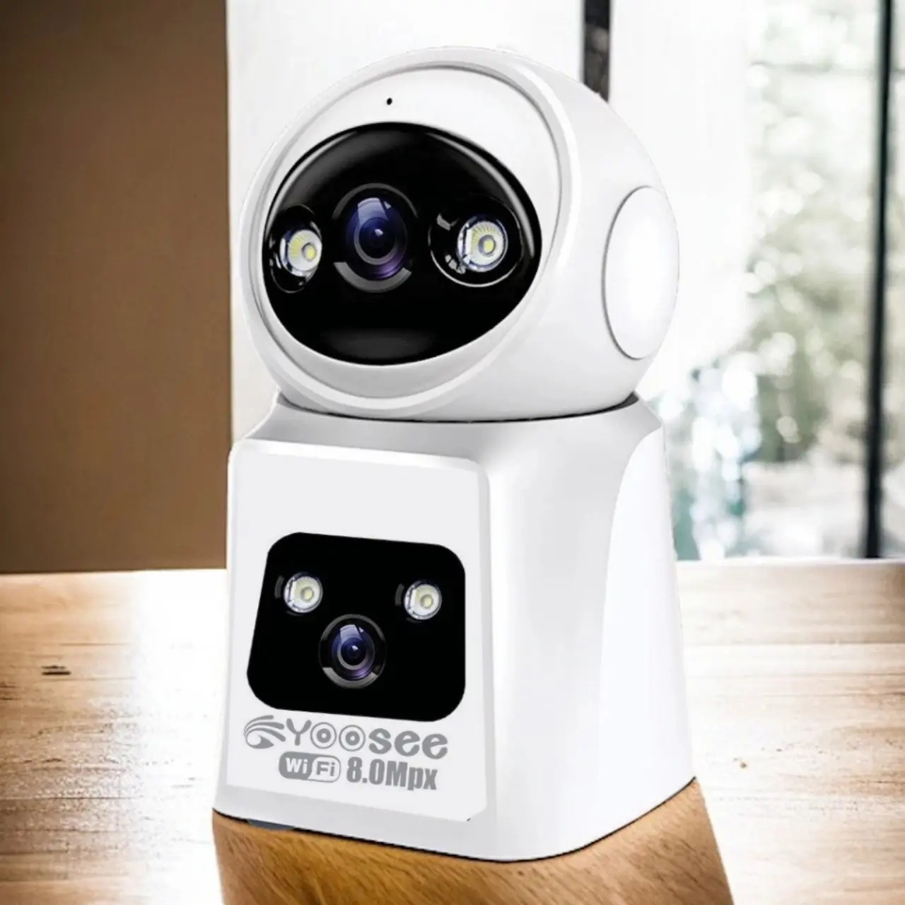 Camera YooSee 2 mắt - chuẩn 4K siêu nét - xem đêm có màu - xoay 360