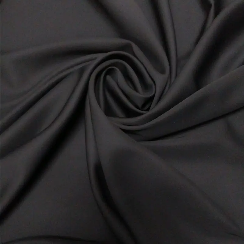 Bahan kain FURSAN JETBLACK lebar 150 cm Hitam pekat kain abaya arab 3