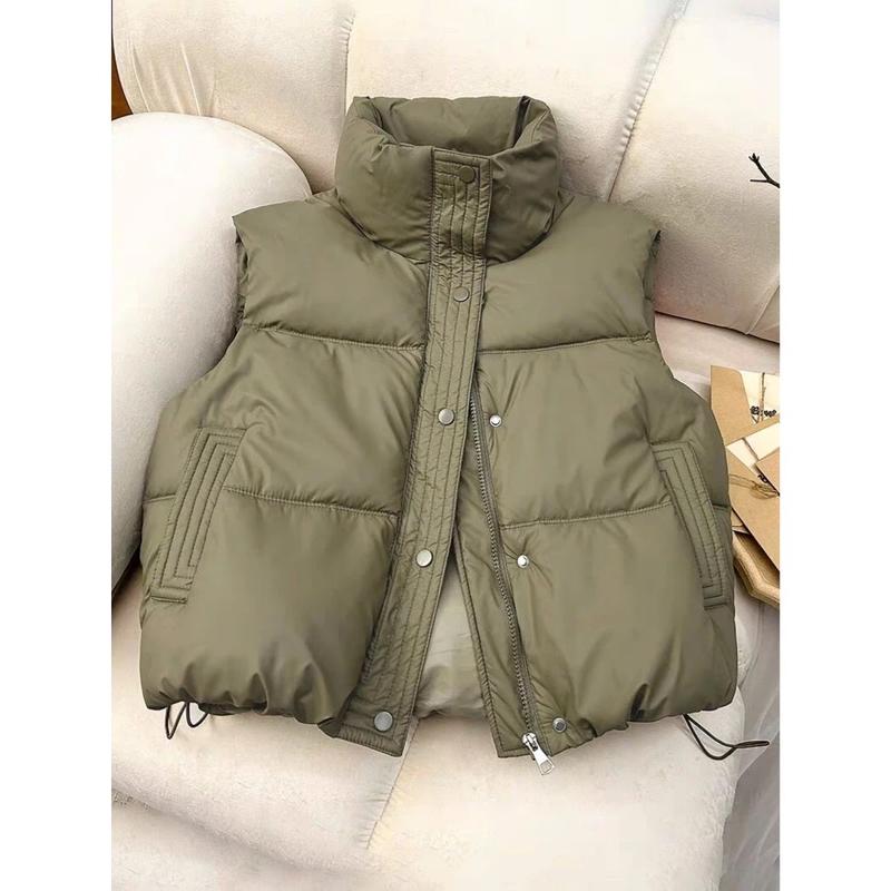Áo Gile Nữ Chất Da Áo phao gile nữ siêu nhẹ mẫu mới áo khoác phao Women Jacket Top