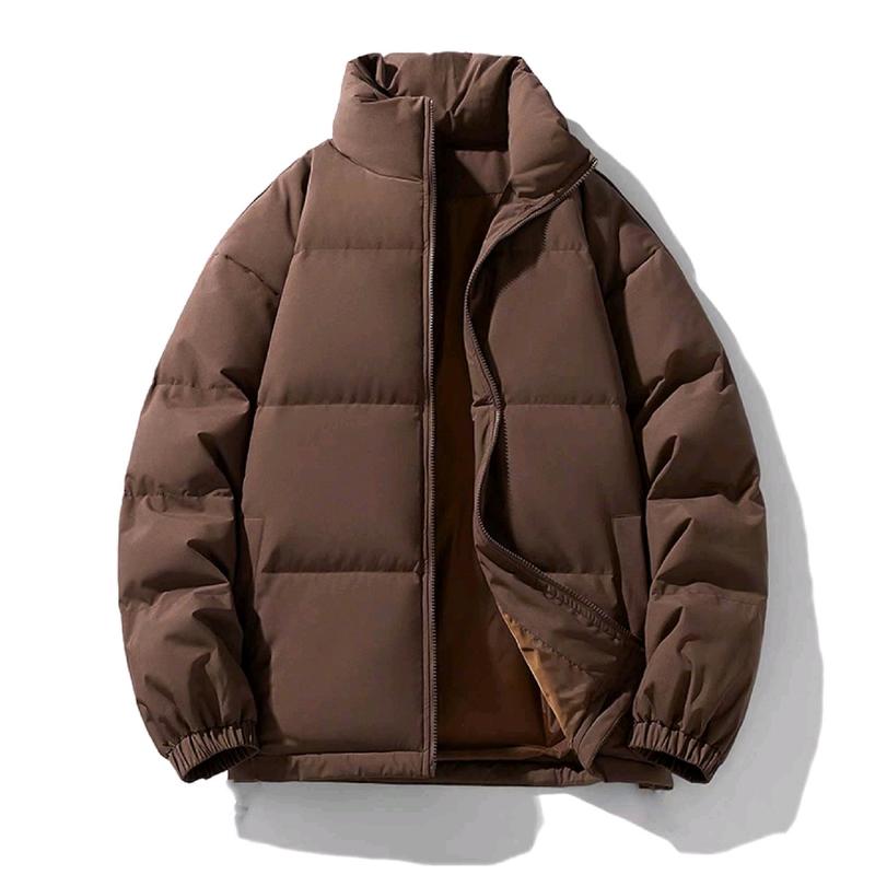 Áo khoác phao nam trần bông 3 lớp cực kỳ dày dặn, cổ cao 10 cm, ông tay bo gấu, phù hợp mặc thời tiết đại hàn