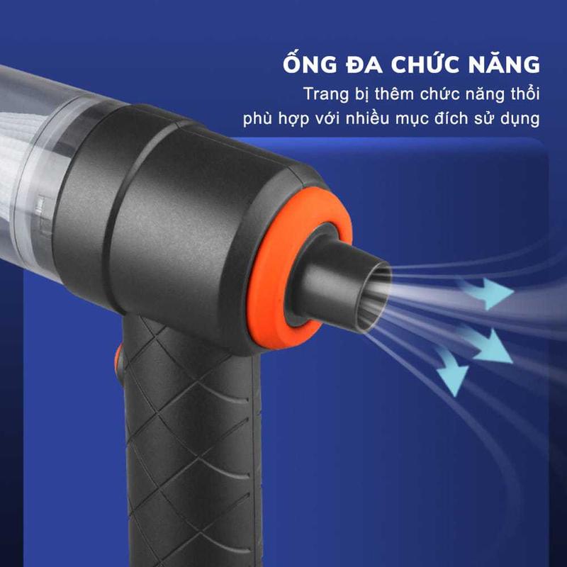 Máy Hút Bụi Cầm Tay Mini Không Dây, 120W - 9000PA, Hút Cực Mạnh, Mini Nhỏ Gọn Tiện Lợi 8
