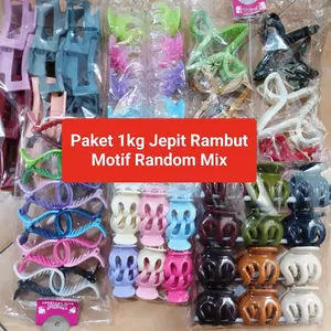 Paket 1kg Jepit Rambut Mix Motif Hair Clips