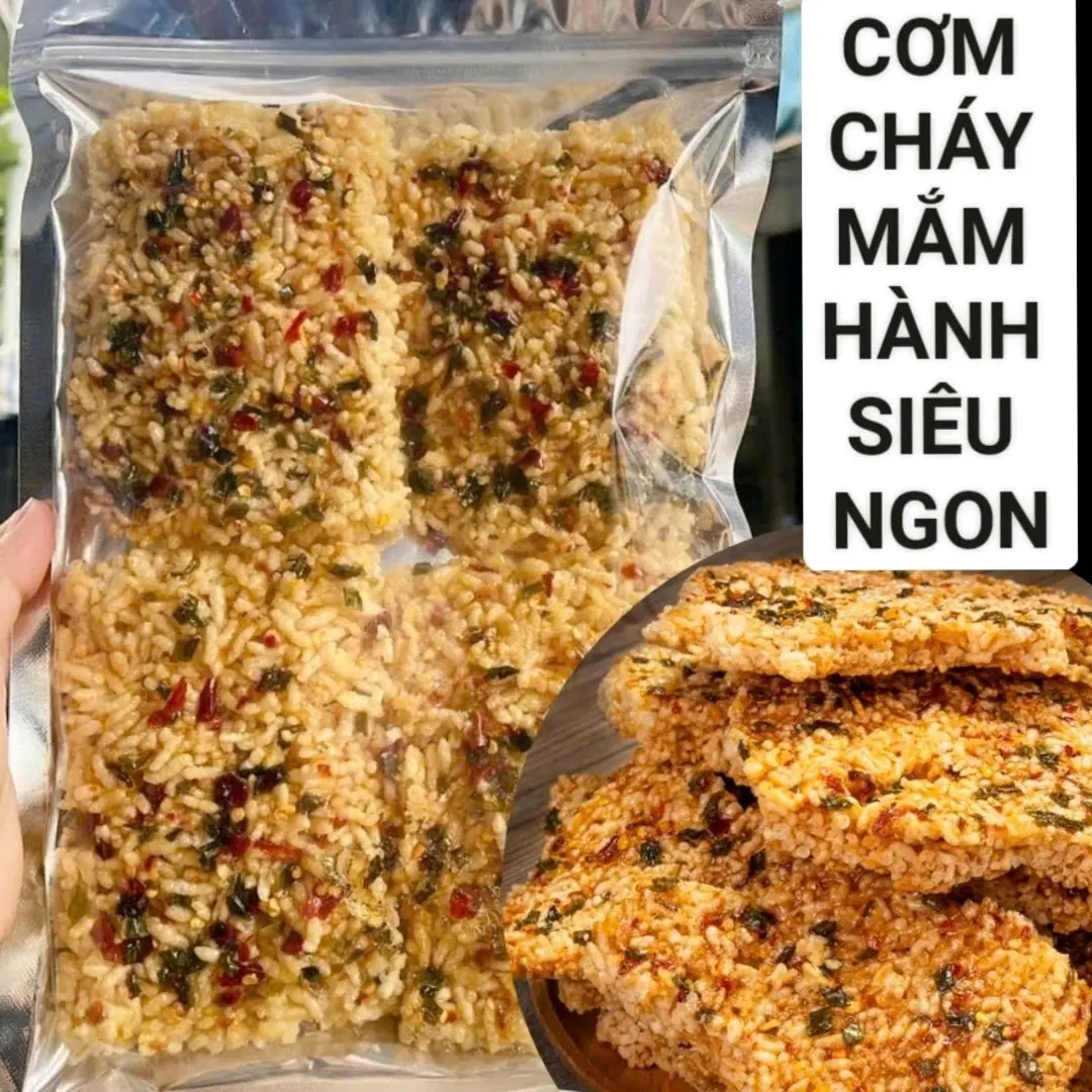 CƠM CHÁY SỐT CHUA CAY MẮM HÀNH CAO CẤP - GIÒN TAN THƠM NGON KHÓ CƯỠNG Ăn Vặt Food