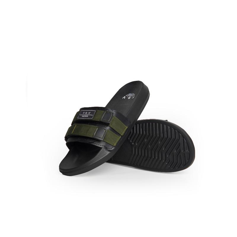 Product Introduction of TSV FOOTWEAR Sandal cowok slip on Slade TSV sandal black grenn andromega 39-43 sendal pria Sandal Hitam Karet 2