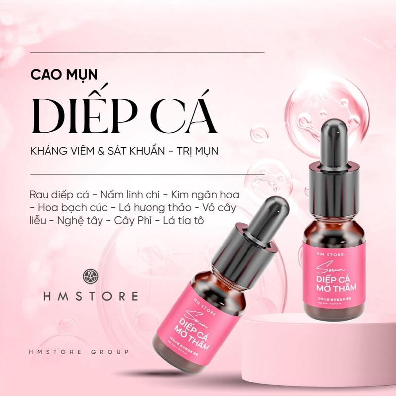 SERUM DIẾP CÁ HM STORE ( Dành cho da mụn thâm, da CORTICOID, da nhạy cảm dê kích ứng...) Làm Đẹp Da Chăm Sóc Da Skincare