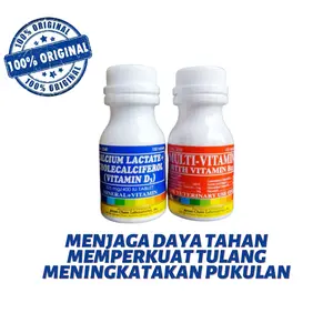 Paket MULTIVITAMIN & CALCIUM LACTATE Import Filipina