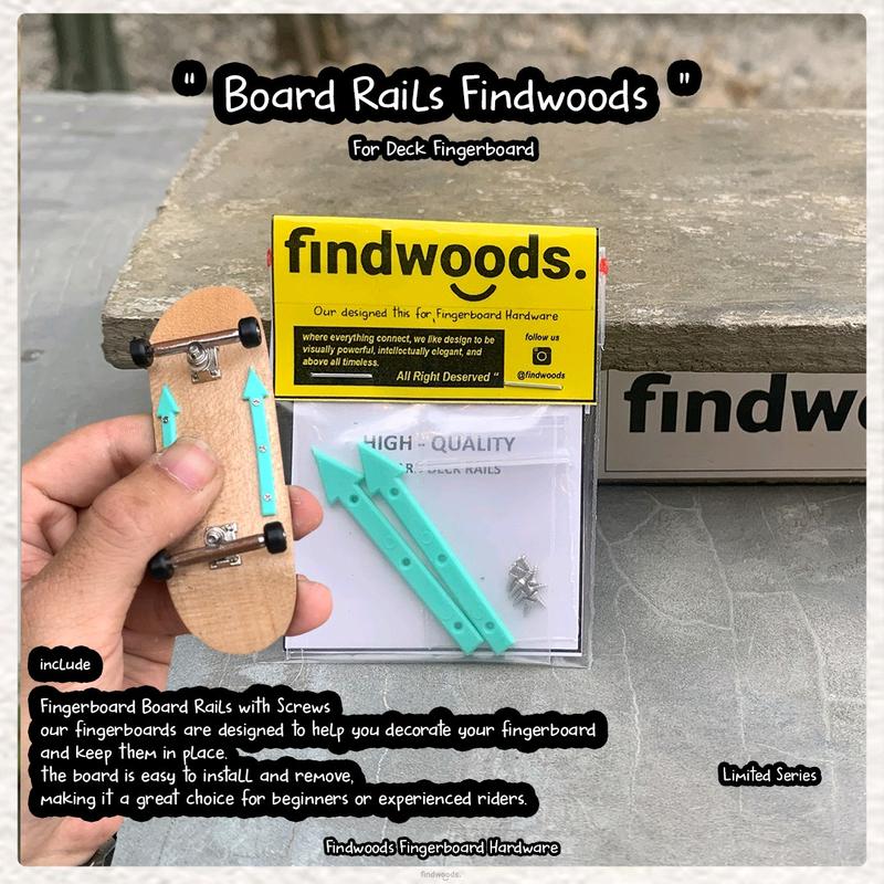 Findwoods Fingerboard BoardRails - 1 Set dengan Cocok untuk Semua ...