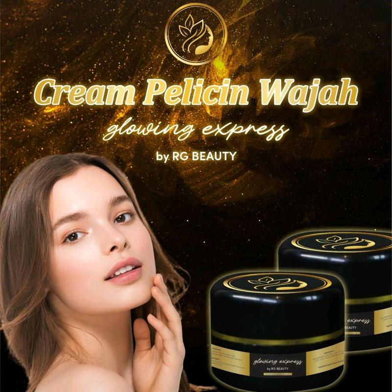 Pelicin Wajah Glowing Express RgSkin Beauty cream flek bandel Mencerahkan whitening 2