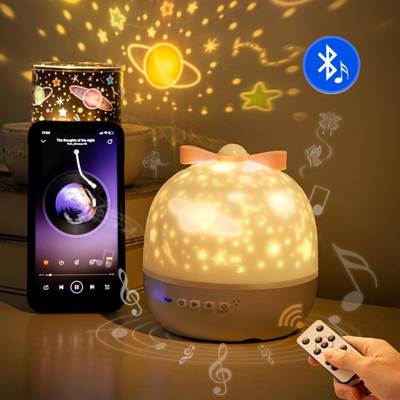Hàng Sẵn Đèn Ngủ Chiếu Sao Vũ Trụ Cổ Tích Đại Dương Sinh Nhật Giáng Sinh - Đèn LED 3D Xoay Tự Động Lãng Mạn đèn decor phòng lốc xoáy đèn 3d chuyển