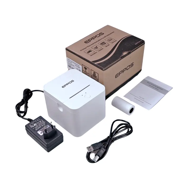Printer Kertas Thermal Terbaru EPPOS 58mm EP58L [White] - USB BLUETOOTH 4