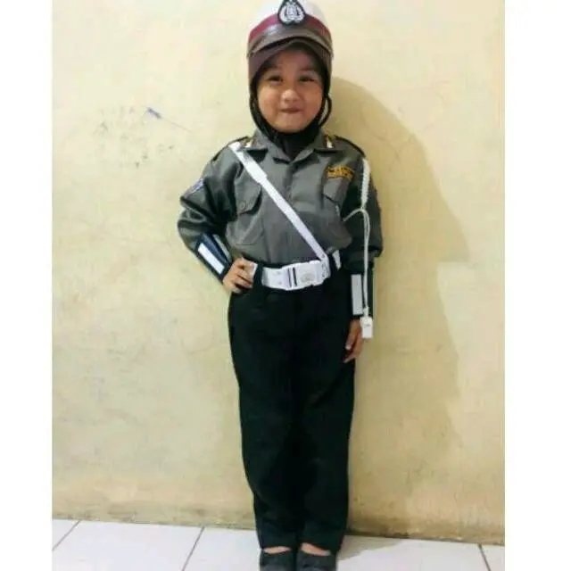 BAJU POLISI ANAK /SERAGAM POLISI ANAK/BAJU POLISI ANAK/POCIL Politik/Meme Fashion 2