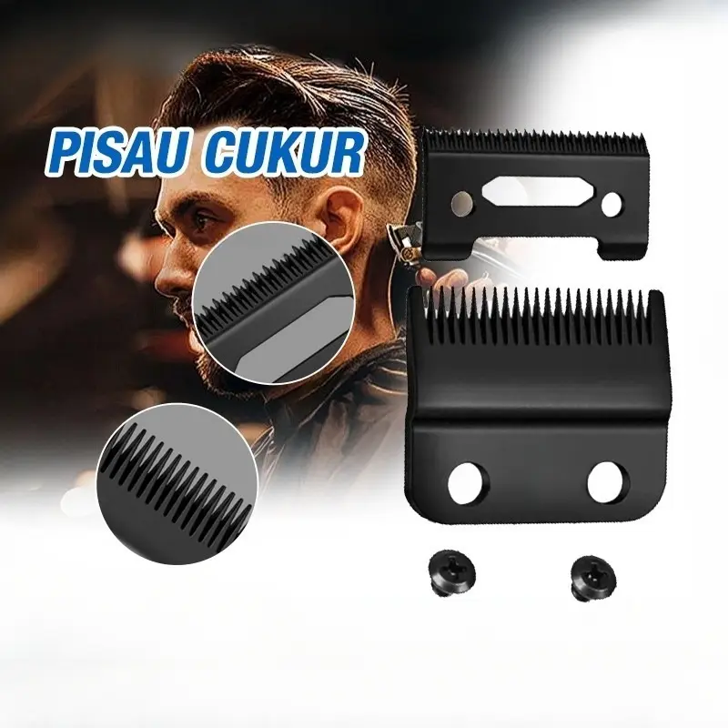 Wmark Mata Pisau Pengganti Clipper Taper Blade (W1 W2 W4 W8) – Sparepart Tahan Lama untuk Pemangkas Rambut & Gunting Cukur Listrik