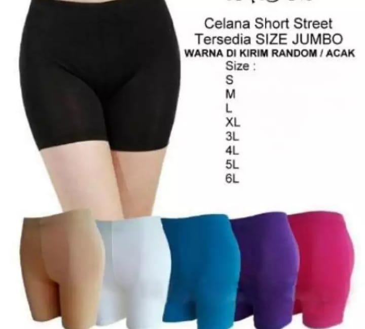 celana shot pendek wanita 1pkt isi 5pcs bahan halus lembut 1