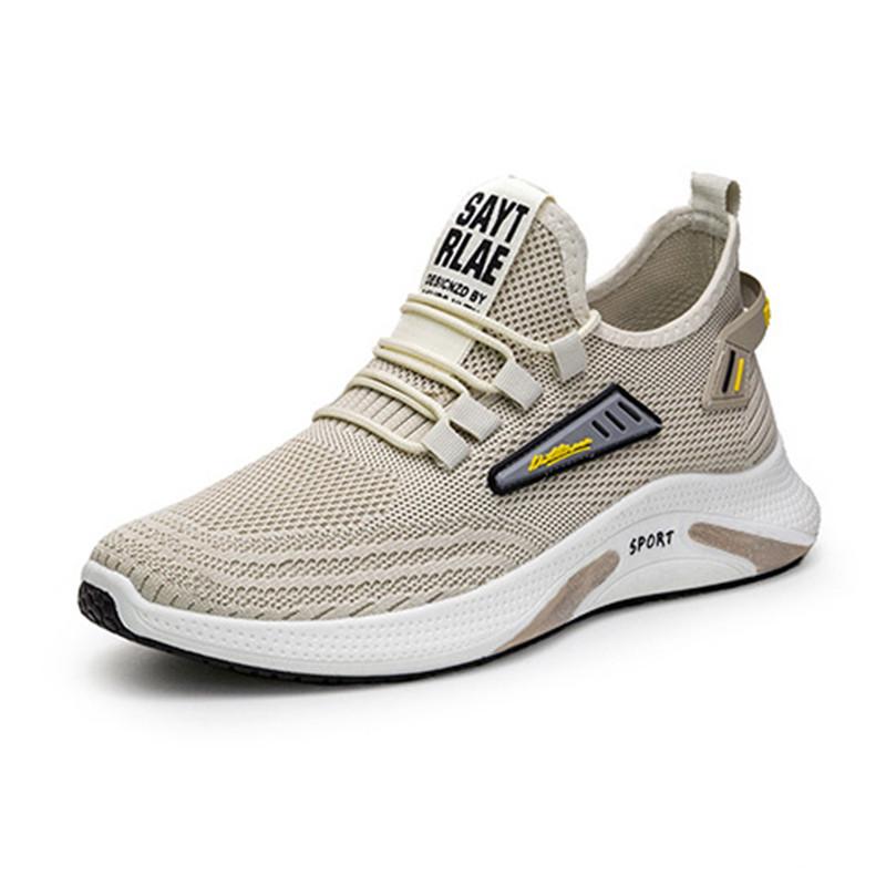 Giày Nam, Bộ Sưu Tập Mùa Lò Xo, Phong Cách Thường Ngày Làm Bằng Flyknit, Giày Chạy Bộ Hợp Xu hướng Giày Thể Thao Nam Thời Trang 4
