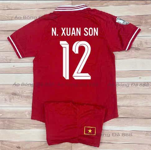 Bộ Quần Áo Bóng Đá Trẻ Em Đội Tuyển Việt Nam Sân Nhà 2024-Vải Mè Thái Cao Cấp 6