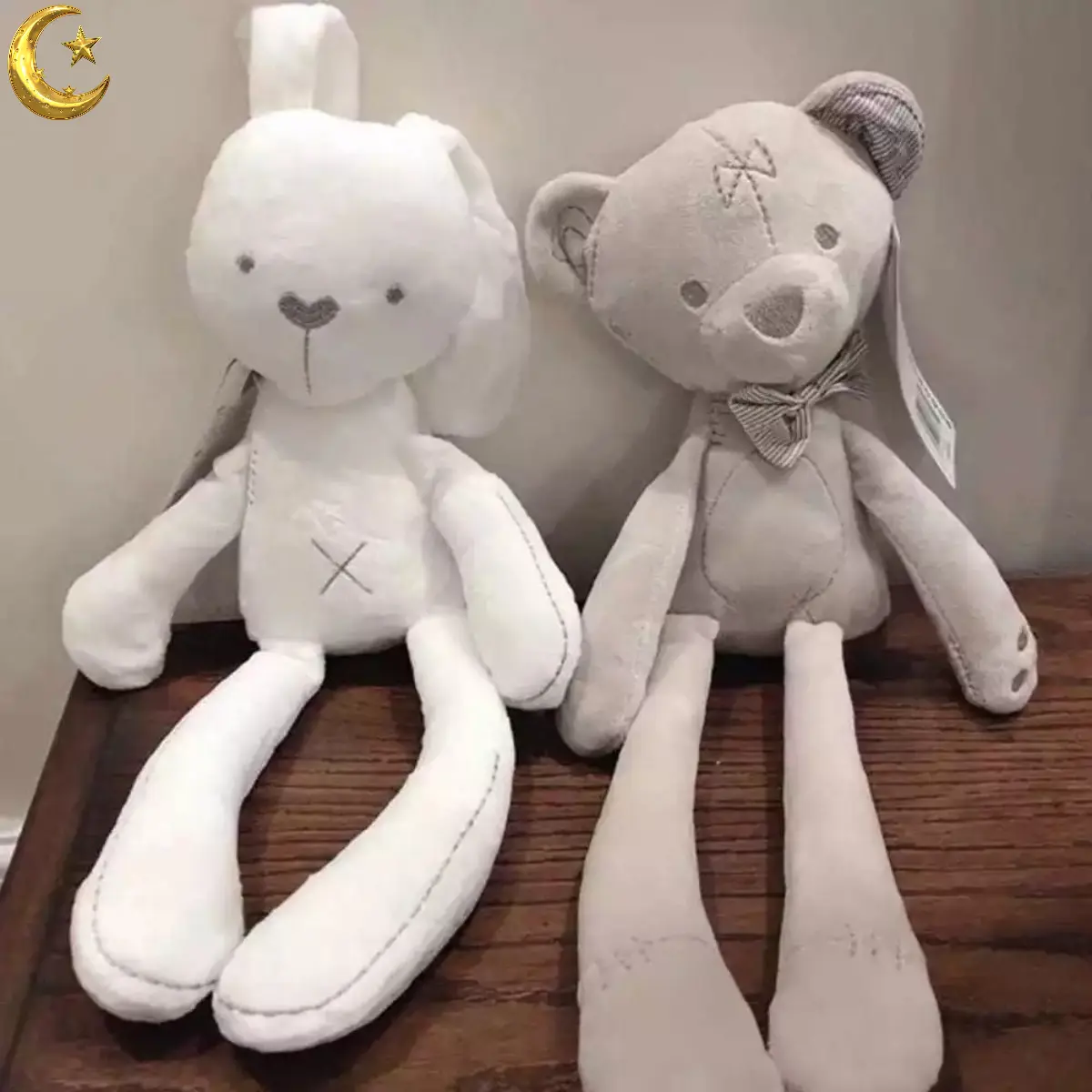 Boneka Kelinci Balerina Boneka Mewah Lucu Kelinci Beruang Mainan Bayi Hadiah Anak Lembut dan Aman