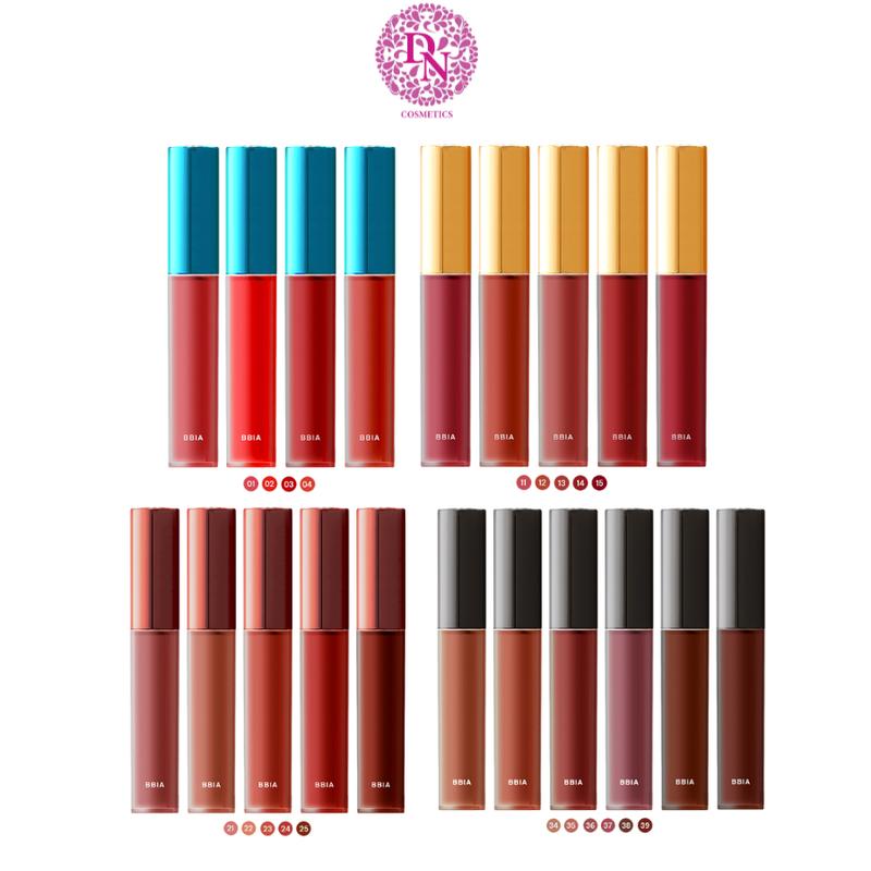  Son Kem Lì BBia Last Velvet Lip Tint Hàn Quốc Chất Mềm Mịn Giữ Ẩm 