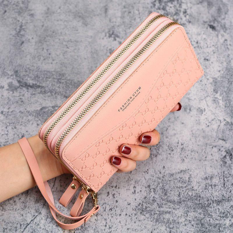 Dompet Panjang Wanita, 2023 Ketibaan Baru, dengan Zip, Dompet Syiling, Pelbagai Fungsi, Kapasiti Besar, Reka Bentuk Mudah, Slot Kad Berbilang, Pemegang Kad 3