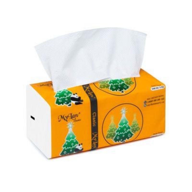 Gói 540 tờ Giấy Rút Gấu Thông Mylan 3 lớp Giấy Ăn Khăn Giấy