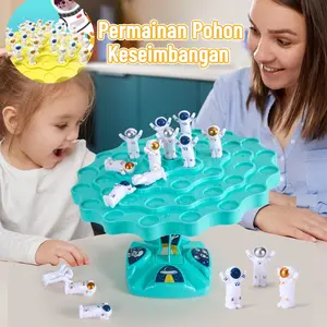 [COD]Permainan Pohon Keseimbangan Mainan Edukasi Menyeimbangkan Permainan Papan Astronot Untuk Mainan Interaktif Anak Board Games