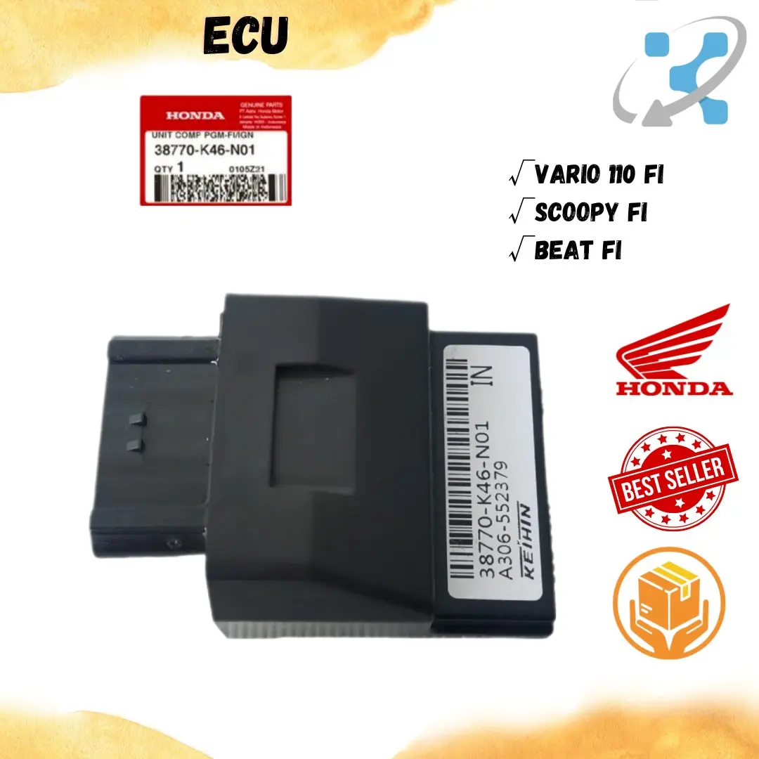 [K46] ECU ECCU CDI HONDA - VARIO 110 FI ESP / SCOOPY ESP / BEAT FI STATER KASAR - KUALITAS SUPER
