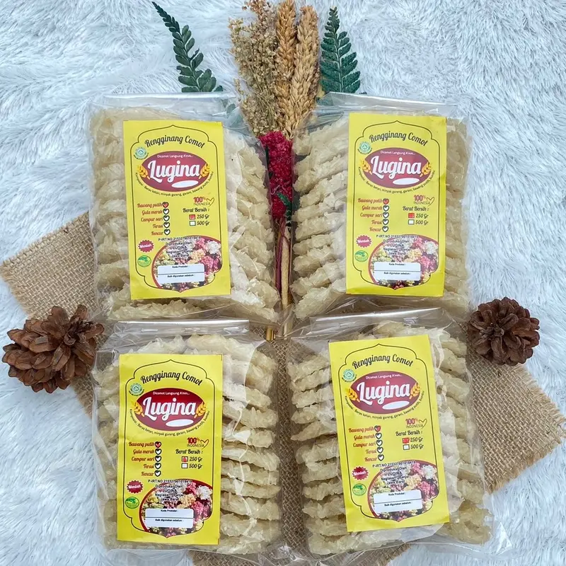 1 kg Rengginang Paket 4pcs Food rengginang  terasi mentah 6