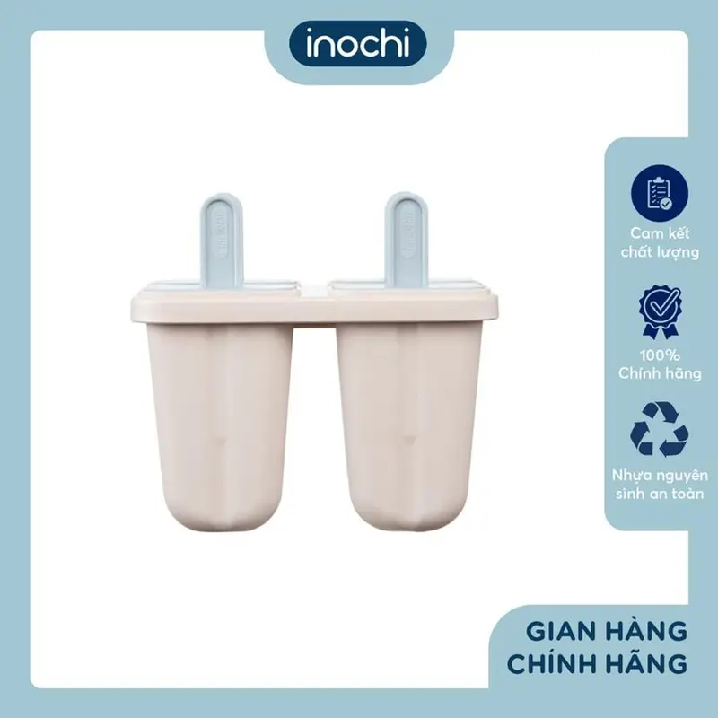 Khuôn làm kem Inochi Kari cho bé, tích hợp kháng khuẩn bằng ion Ag+ và không chứa BPA 7