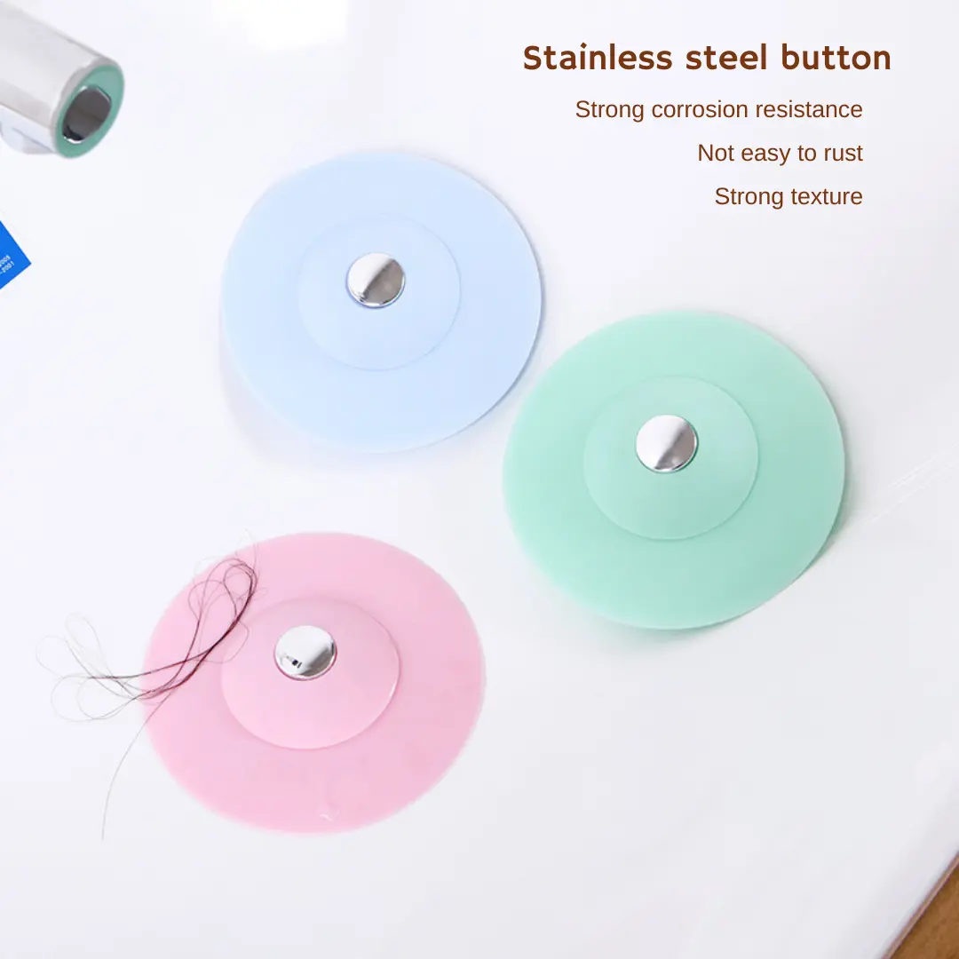 Saringan Wastafel, Kamar Mandi Terbuat Dari Bahan Silicone Elastis Silikon Plastik