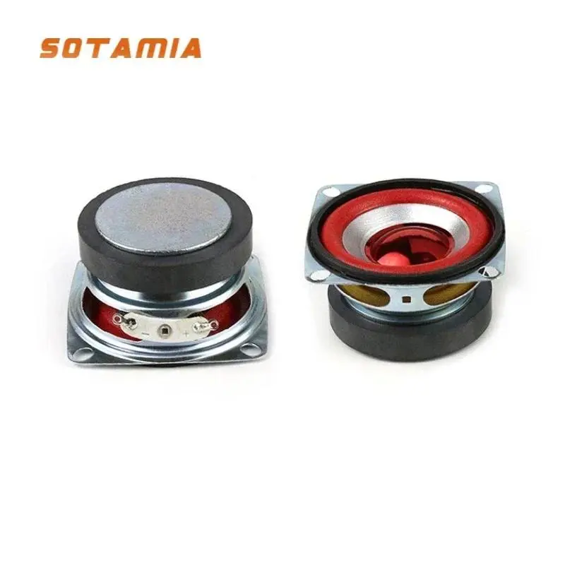 Loa Toàn Dải Âm Thanh Mini, SOTAMIA, 2 Cái, 2 Inch (53MM), 3 Ohm, 5W Âm Thanh, Thích Hợp Cho Gia Đình, Loa Rạp Hát, Loa Bluetooth Tự Làm, Âm Nhạc, Loa 0