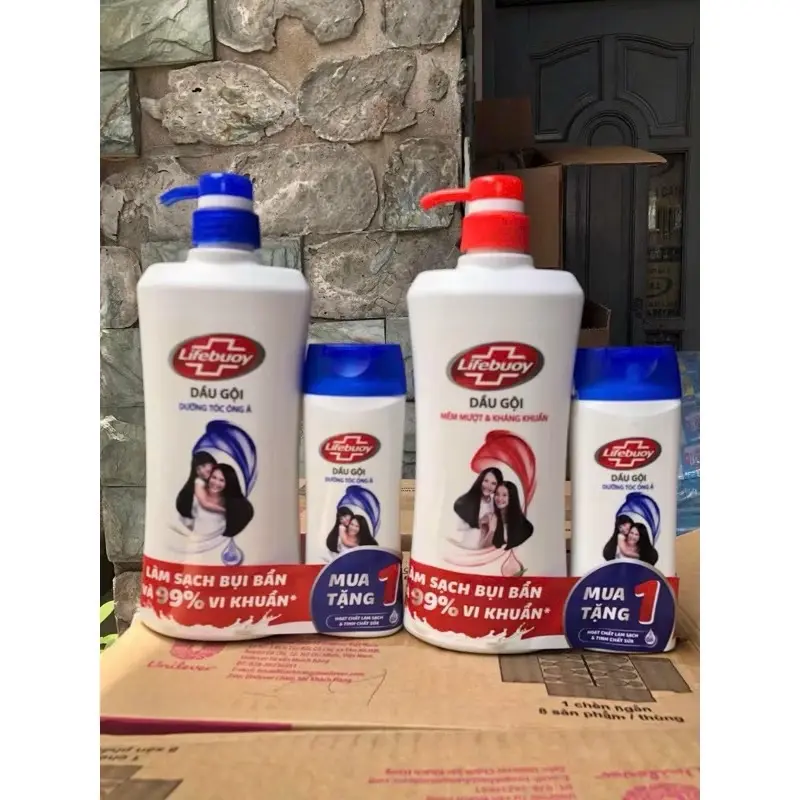 ￼Dầu gội Lifebuoy 640g tặng kèm