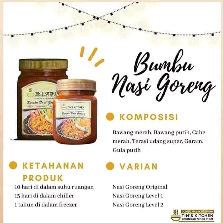 Bumbu Nasi Goreng Instan Premium Tin's Kitchen 2