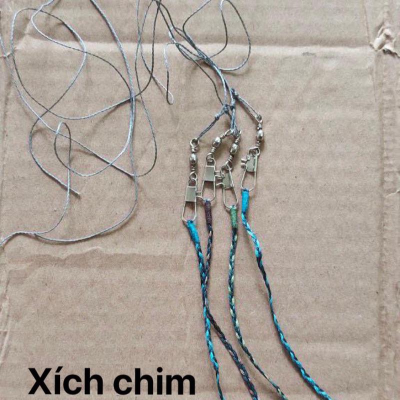 Xích chân chim đủ loại (cu,mào ,mi ,choè) đủ màu sắc thẩm mỹ 1