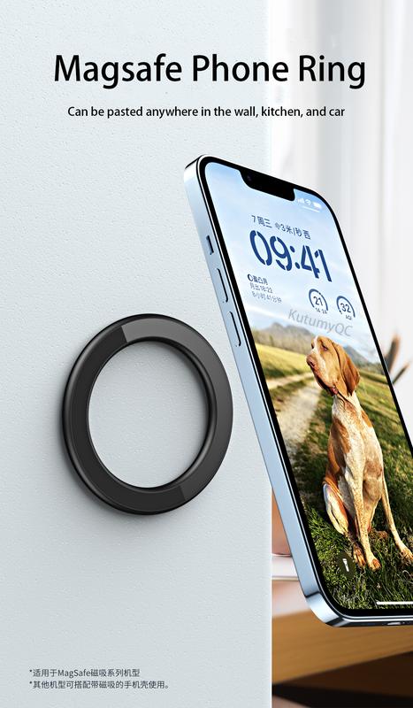 Product Introduction of COD   Magnetic Ring Holder For iPhone 14 13 12  Magnet Wall Mobile Phone Holder Magnetic Car Phone Stand Accessories Mount 9