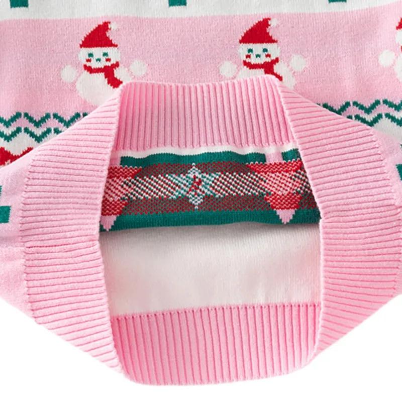 Product Introduction of Children Baby Girls Boys Winter Double Layer Christmas Tree Sweater Clothes Autumn Child Clothing Pullover Knitted Kids Sweaters 35
