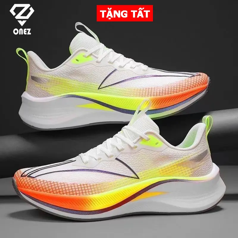 Giày thể thao nam ONEZ giày nam chất liệu vải thoáng khí đế cao su Z162