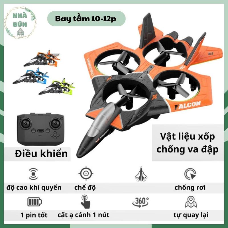Đồ Chơi Máy Bay Chiến Đấu Điều Khiển Từ Xa 4 Chiều Cánh Quạt Lên Thẳng Điều Khiển Chuẩn Toy Đèn C27