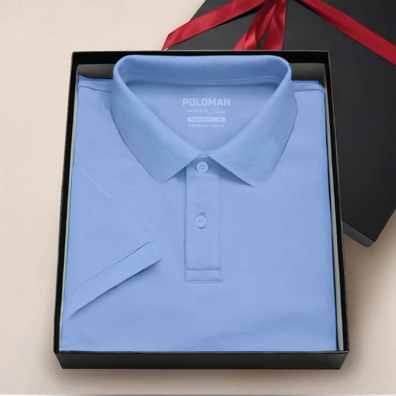 Áo Phông Polo trơn nam cổ bẻ BASIC CVC vải cá sấu sang trọng, lịch lãm, thoáng mát Menswear Ngắn Tay 1