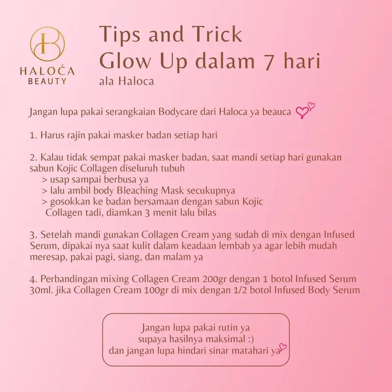1000% ORIGINAL HALLOWICA HALOCA BEAUTY \\ DOUBLE WHITE \\ COLLAGENT LOTION 100gr + lnfused+ sabun Bebas Silikon 1