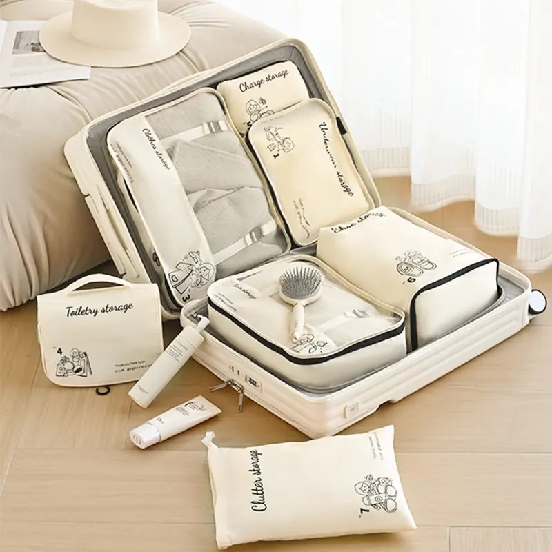 Extra Thick Storage Bag Packing Bags Travel Luggage Classification Large Capacity Portable Good-looking Bag Storage Bag