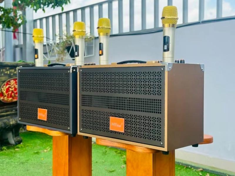 Loa Di Động Karaoke 10 Nút mini B52 Plus, Bass 20 Âm Thanh Trung Thực