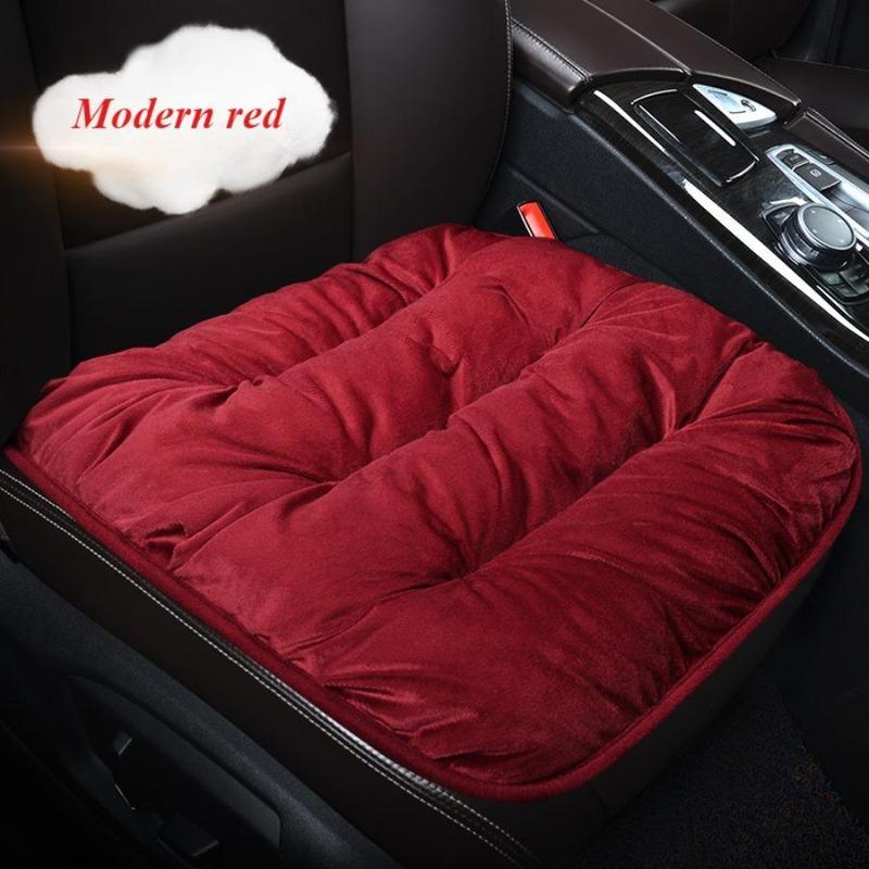 Solid Color Car Seat Cover, 1 Count Non-slip Soft Car Seat Cushion, Durable Plush Car Seat Pad, Universal Car Interior Accessories for All Seasons 8