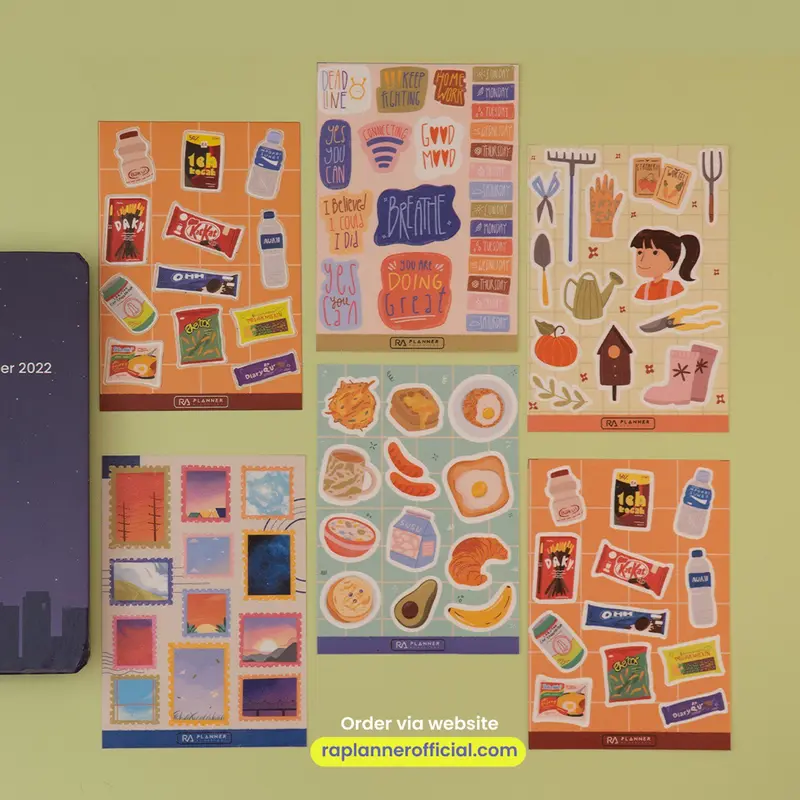 STIKER SHEET UNYU 3.0 BY RA PLANNER 5