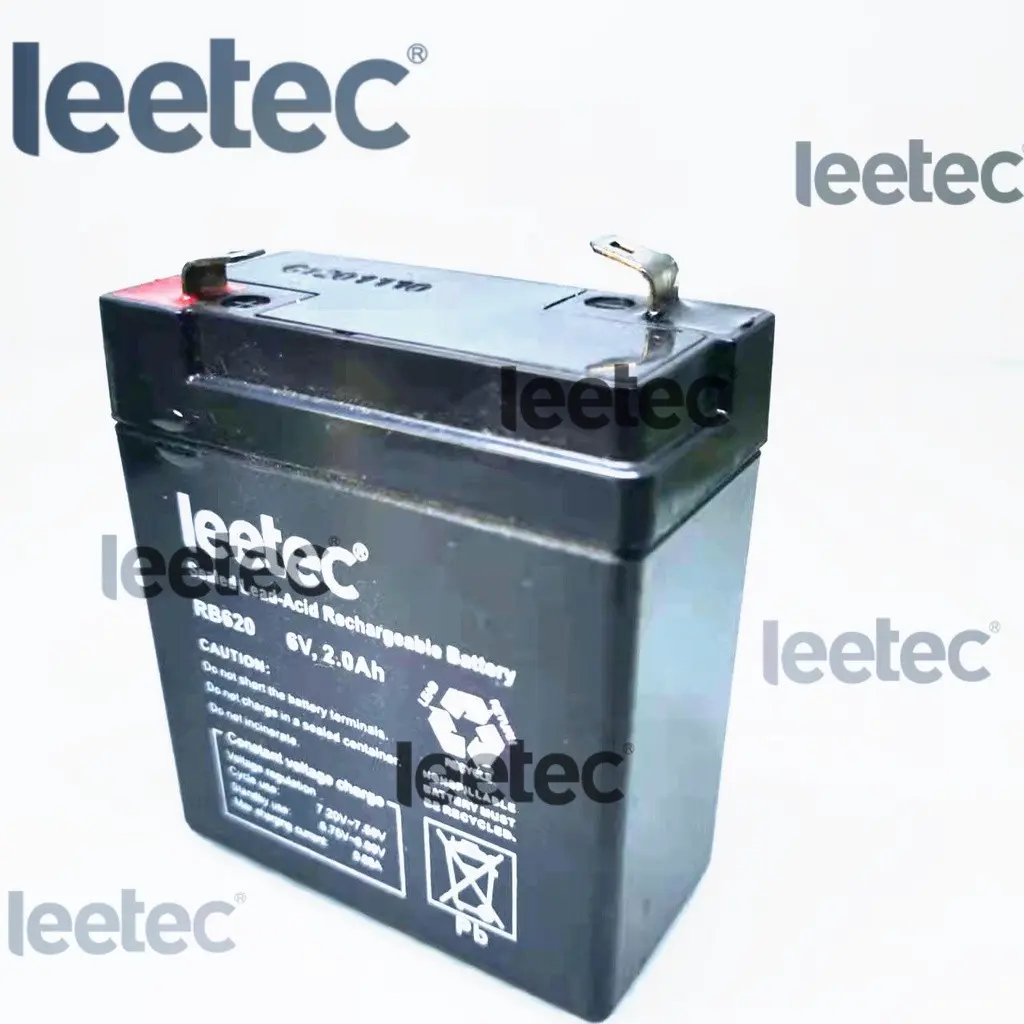 Rechargeable Battery Sealed Lead-Acid 6V 2.0Ah LEETEC RB620 - TikTok ...