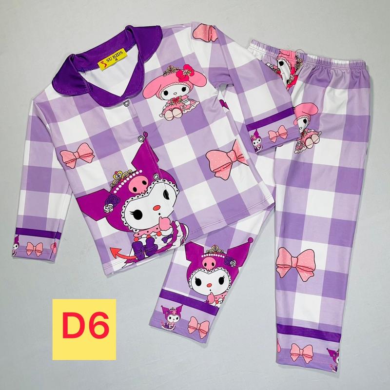 [11kg-18kg]Bộ quan áo pizama quần dài,tay dài bé gái chất liệu thun lạnh co dãn 4 chiều.hình in 3d không bay màu.có size từ 10kg trở lê.vải mềm mịn mát không gây kích ứng với các loại da nhạy cảm.giặt tay giặt máy không bay màu,không dãn Voi 0